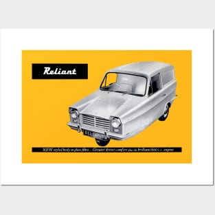 RELIANT REGAL VAN - advert Posters and Art